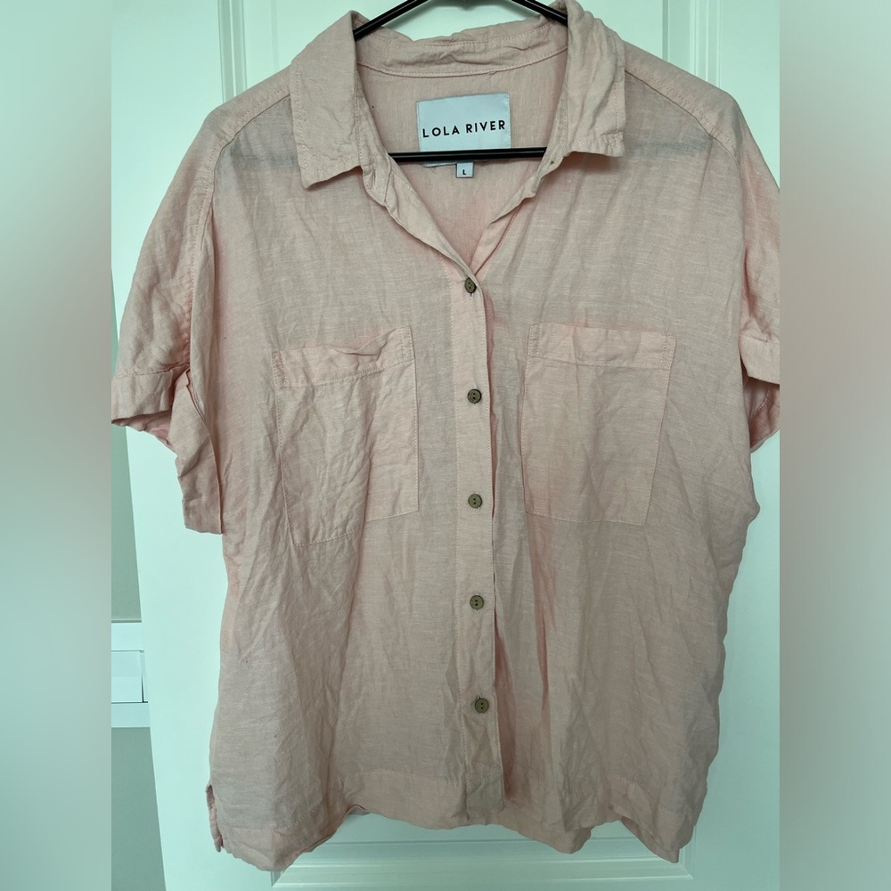 Linen button up
